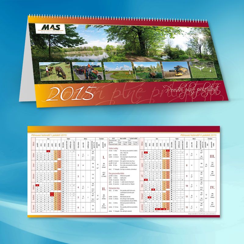 Stolní kalendář MAS 2015